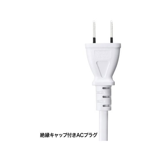 【お取り寄せ】サンワサプライ クランプ式USB充電器USB4ポート ホワイト ACA-IP50W  充電器 充電池 スマートフォン 携帯電話 ＦＡＸ 家電｜jetprice｜09