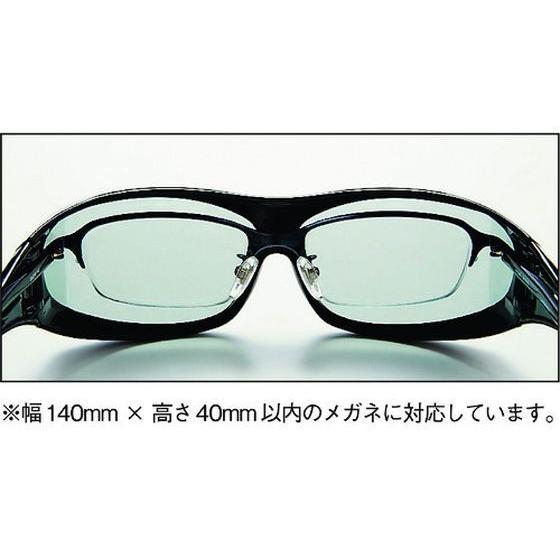 【お取り寄せ】アックス 偏光オーバーグラス SG-605P ブラック SG-605P BK メガネ ゴーグル 防災面 安全保護具 作業_5