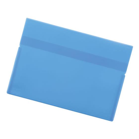 リヒトラブ ワンタッチホルダー〈名刺ポケット付〉 F3446-8 青 満点の 高価値