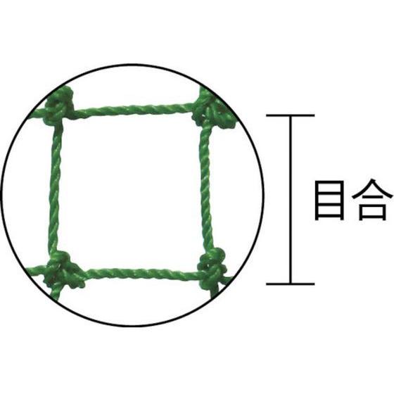 【お取り寄せ】Dio ポリ有結ゴルフネット 25mm角目 1m×30m 緑 300704 養生ネット 飛散防止ネット 現場 安全 作業