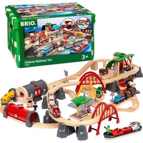 BRIO 33052 レール&ロードデラックスセット 63305200 ミニカー のりもの おもちゃ ホビー ゲーム 誕プレ_2