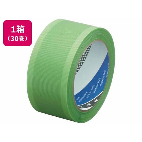 寺岡製作所 P-カットテープ easy! 50mm×25m 若葉 30巻 緑 養生テープ ガムテープ 粘着テープ 梱包
