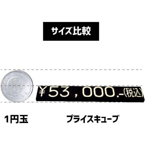 【お取り寄せ】ササガワ ニュープライスキューブセット L 黒 32-2215 ディスプレイ 店舗什器 値札 陳列 ＰＯＰ 掲示の画像
