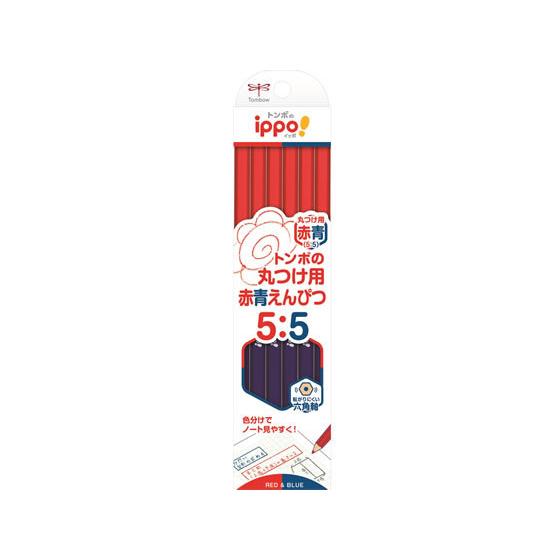 トンボ鉛筆 ippo!丸つけ用赤青えんぴつ ダース箱 CV-KIVP｜jetprice
