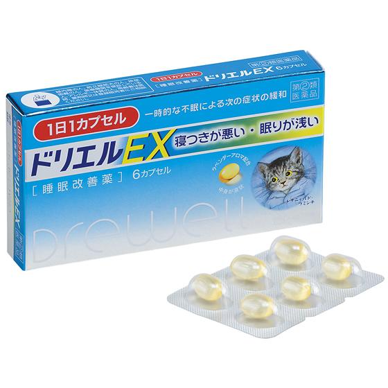 エスエス製薬 【第(2)類医薬品】薬)エスエス製薬 ドリエルEX 6カプセル