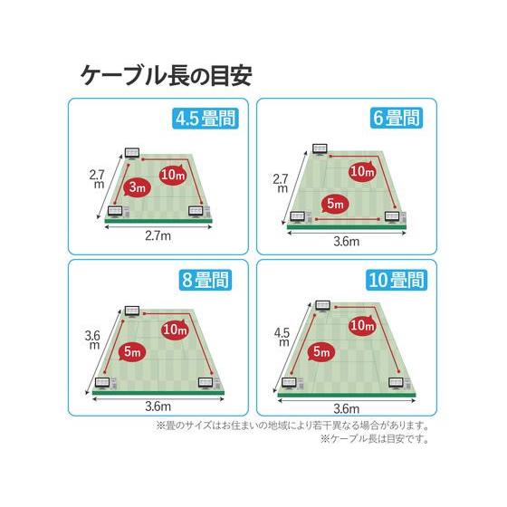 【お取り寄せ】エレコム Cat6A対応LANケーブル 1m ブラック LD-GPAT BK1 RS｜jetprice｜07