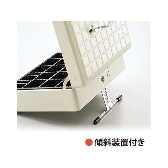 お取り寄せ】プラス スチール印箱 シールボックス 中 エルグレー SB