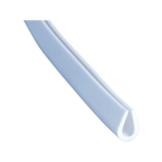 光 エンビUパッキンドラム巻白 7.4mm×10.3×50m KVW3-50W-T コーナーガード クッション 現場 安全 作業