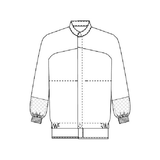 サンペックス クールフリーデ男女兼用長袖ジャンパー グリーン M 1着