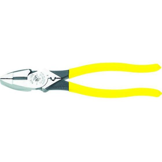 【お取り寄せ】KLEIN 圧着ペンチ 偏芯タイプ 250mm D213-9NE-CR ペンチ ニッパ プライヤー 作業用品 工具