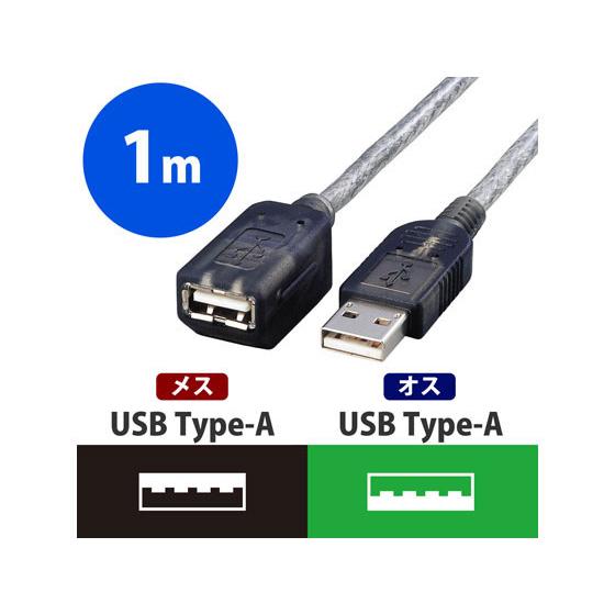 【お取り寄せ】エレコム USB延長ケーブル マグネット内蔵 1m USB-EAM1GT｜jetprice｜02