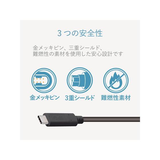 ELECOM（エレコム） 【お取り寄せ】エレコム PD対応USB3.1認証ケーブル