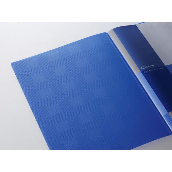 コクヨ クリヤーブック(Glassele)固定式 A4 10P ブルー ラ-GL10B  Ａ４ 固定式 クリヤーファイル｜jetprice｜06