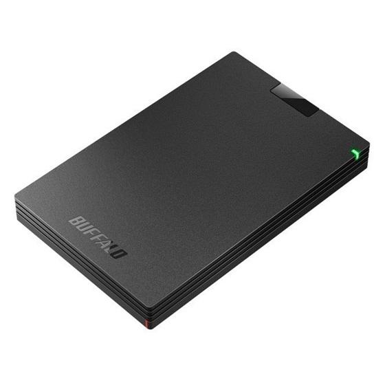 バッファロー USB3.2 ポータブルHDD 2TB ブラック HD-PGAC2U3-BA ハードディスクドライブ ＰＣ用ドライブ リーダー ＰＣ周辺機器