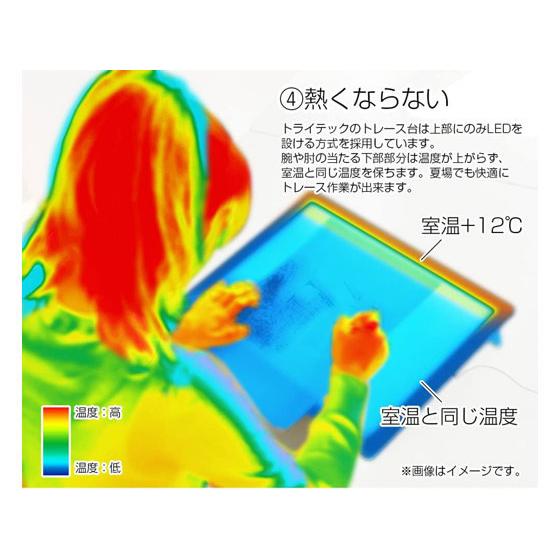 お取り寄せ】マービー LED トレース台 調光式 A3型 014-0197 お取り寄せ】マービー LED トレース台 調光式 A3型 014-0197