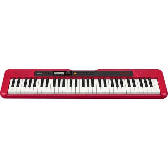 【お取り寄せ】カシオ計算機 Casiotone 電子キーボード レッド CT-S200RD 音楽 学童用 運動 教材 学童