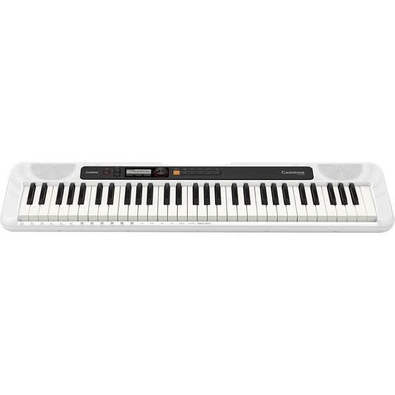 【お取り寄せ】カシオ計算機 Casiotone 電子キーボード ホワイト CT-S200WE 音楽 学童用 運動 教材 学童
