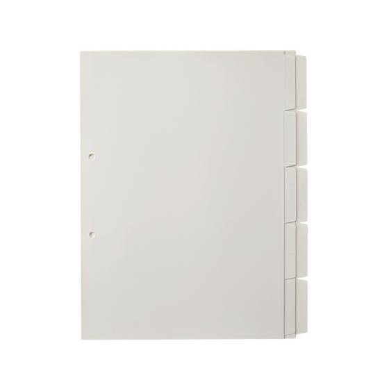 プラス たすけあ PP製無地インデックス 5山×2 GY 98-081 : JetPrice