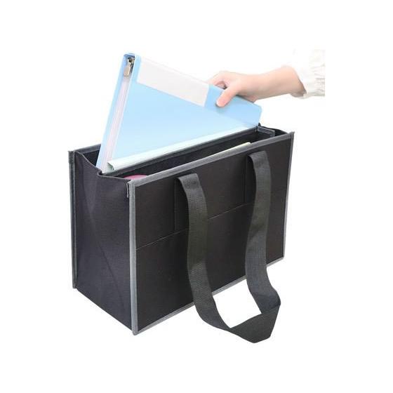 今村紙工 デニールトートバッグ 仕切り付き 600D-PTT 書類ファイル