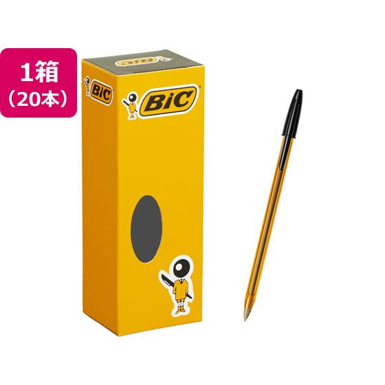 BIC（ビック） クリスタルオリジナルファイン 0.8mm 黒 20本 CST
