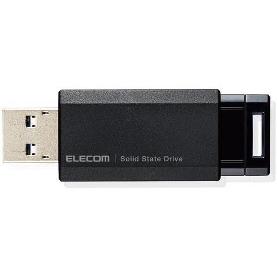 【未開封】ELECOM 1TB 外付けSSD ESD-EPK1000GBK ELECOM（エレコム） 【お取り寄せ】エレコム SSD 外付け 1TB ノック式