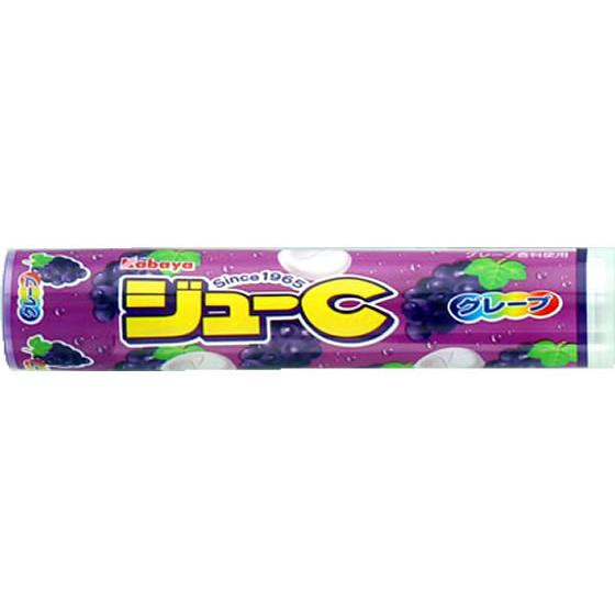Kabaya カバヤ ジューC グレープ ラムネ 飴 グミ タブレット お菓子