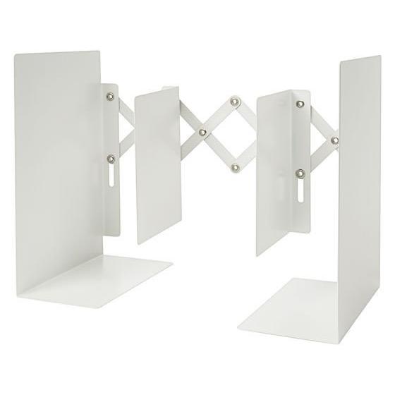 かわいい お取り寄せ カール事務器 ブックエンド ホワイト Alb 77 W Materialworldblog Com