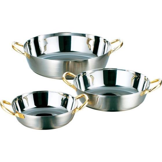 赤川器物/AG ステンレス揚鍋 IH対応 45cm 揚鍋 フライヤー フライパン 厨房 キッチン テーブル