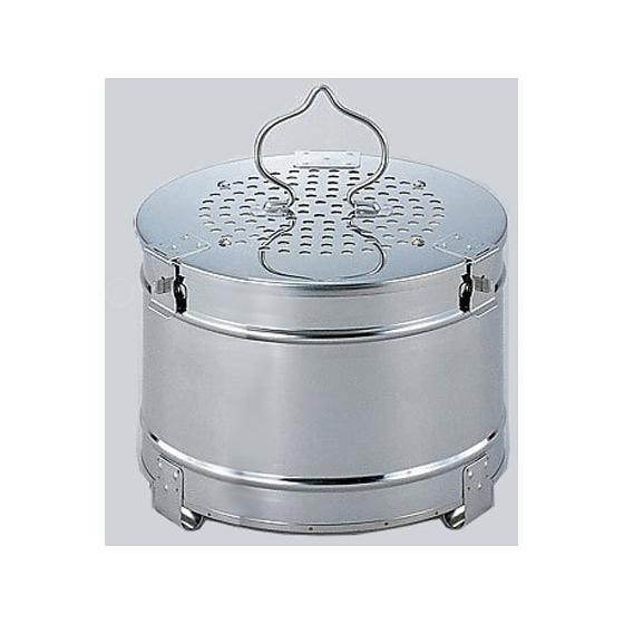 【お取り寄せ】松本製器 フィルター式ガーゼ缶丸型 φ270×180mm