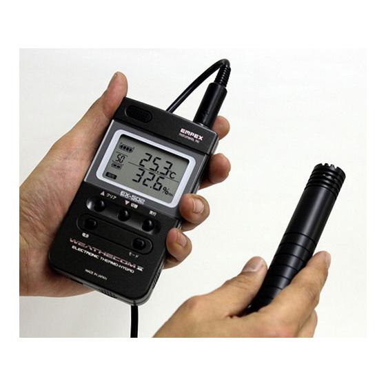 エンペックス　高性能デジタル温度湿度計　EX-502