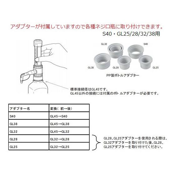 DLAB　ボトルトップディスペンサー　1-10mL