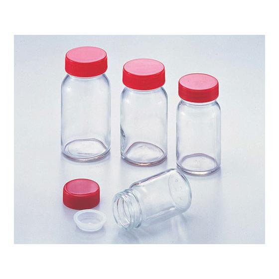 お取り寄せ】アズワン 規格瓶(広口)透明 50mL No.5 小型容器 サンプル 
