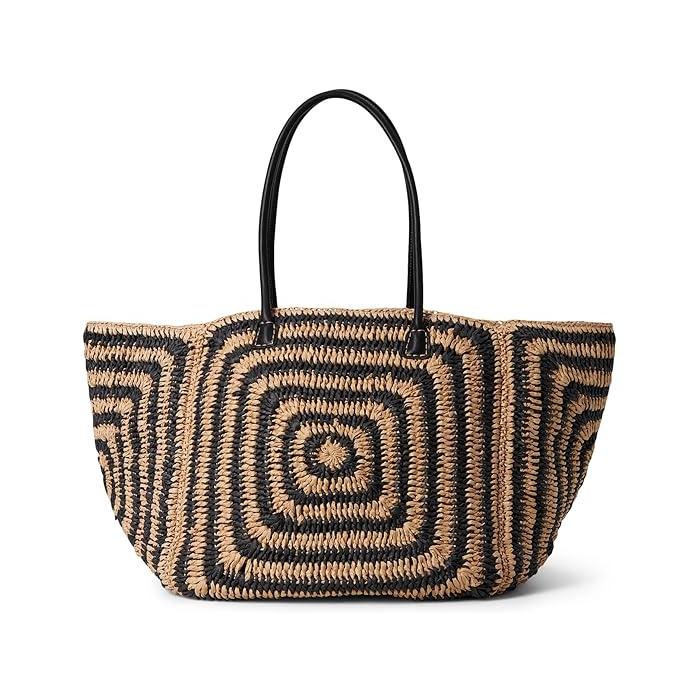 (取寄) メイドウェル レディース Xl ストロー トート Madewell women Xl Straw Tote Natural Multi madewell (取寄) メイドウェル レディース Xl ストロー トート