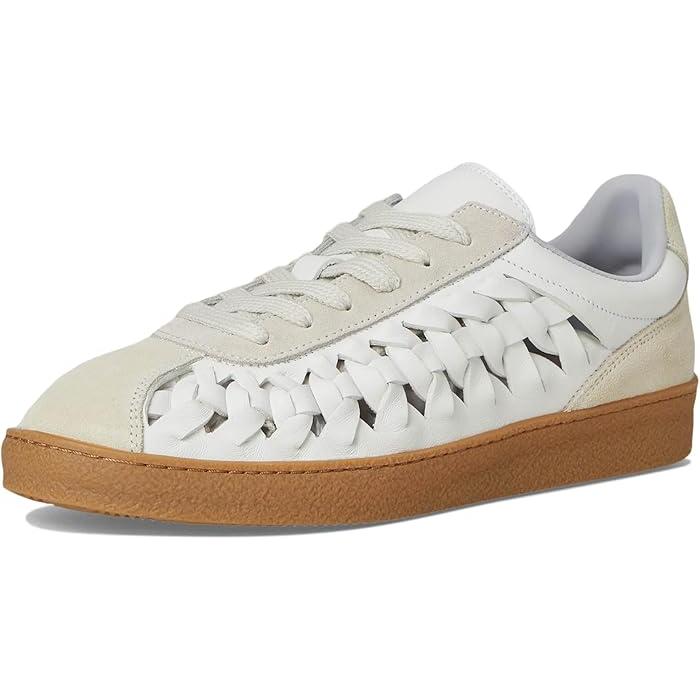 (取寄) オールセインツ レディース ベルマ ウーブン スニーカー AllSaints women Velma Woven Sneakers Chalk White ALLSAINTS（オールセインツ） P最大17倍1/1限定 (取寄) レディース