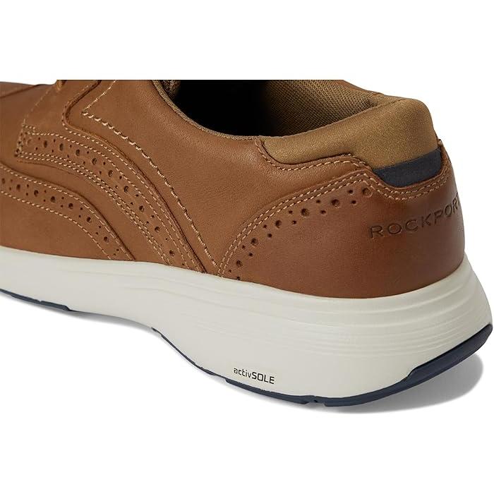 (取寄) ロックポート メンズ ノア ウイング ティップ Rockport men Noah Wing Tip Caramel Leather ROCKPORT（ロックポート） P最大17倍1/1限定 (取寄) メンズ ノア