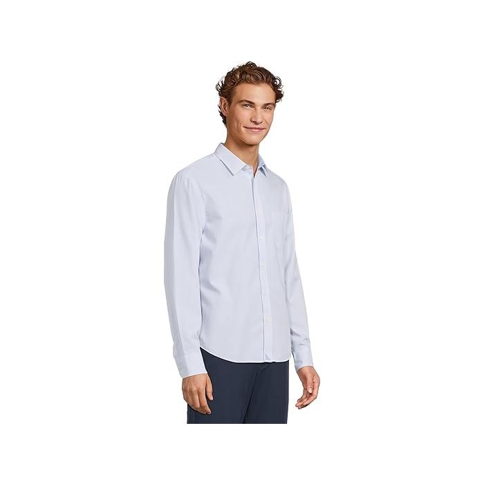 (取寄) アンタックイット メンズ リンクル フリー ハルステッド シャツ UNTUCKit men Wrinkle Free Halstead Shirt Light Blue 取寄) アンタックイット メンズ リンクル フリー ハルステッド シャツ