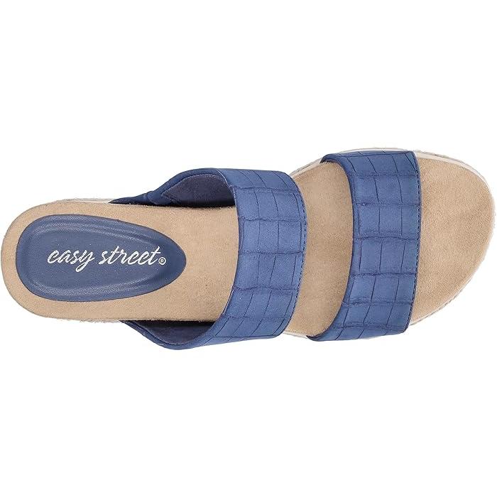 (取寄) イージーストリート レディース メリーアン Easy Street women Maryann Denim Croco P最大17倍8/12限定 (取寄) イージーストリート レディース メリーアン