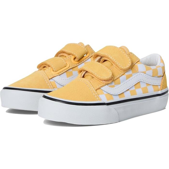 (取寄) バンズ キッズ オールド スクール V (リトル キッド) Vans Kids Old Skool V (Little Kid) Color Theory Checkerboard Sepia Rose VANS（ヴァンズ） (取寄) バンズ キッズ キッズ オールド スクール V
