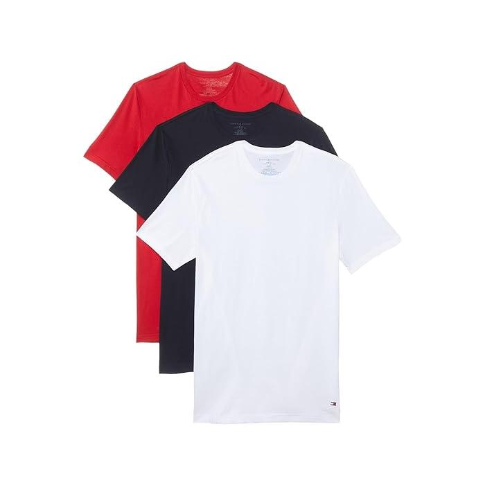 (取寄) トミーヒルフィガー メンズ コットン クラシック 3-パック クルーネック アンダーシャツ   men Cotton Classic 3-Pack Crewneck Undershirts Persian Blue TOMMY HILFIGER（トミー・ヒルフィガー） P最大17倍1/1限定 (取寄