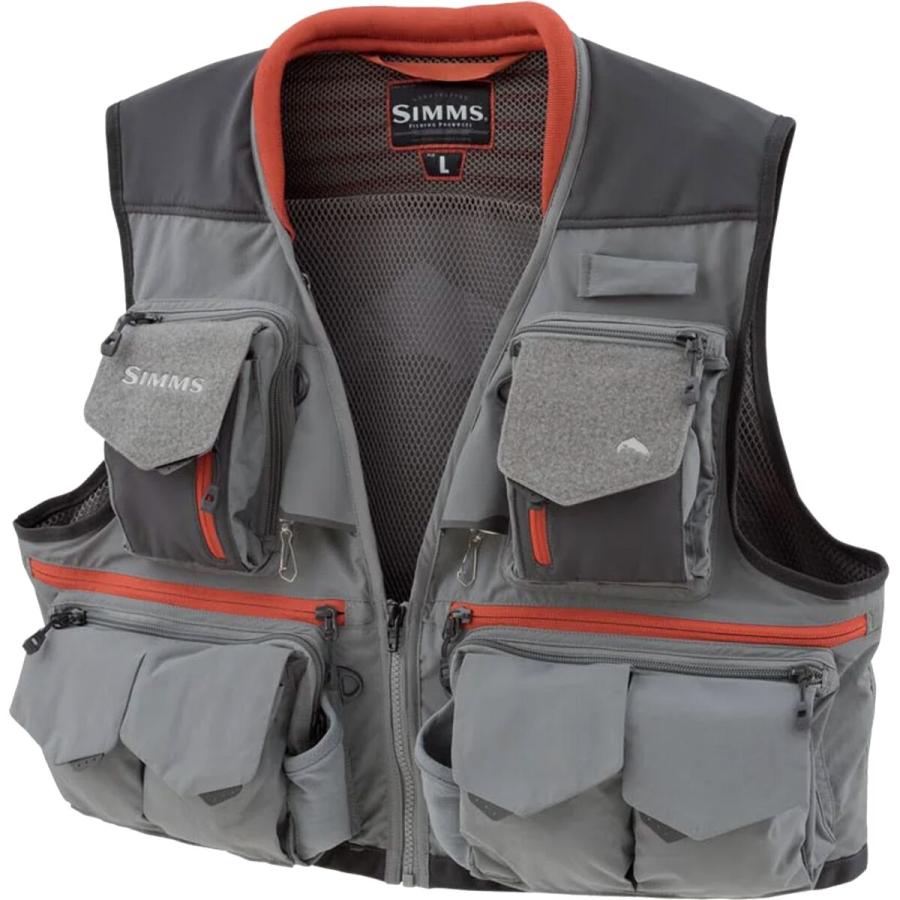 取寄) シムス ガイド ベスト Simms Guide Vest Steel : ジェット