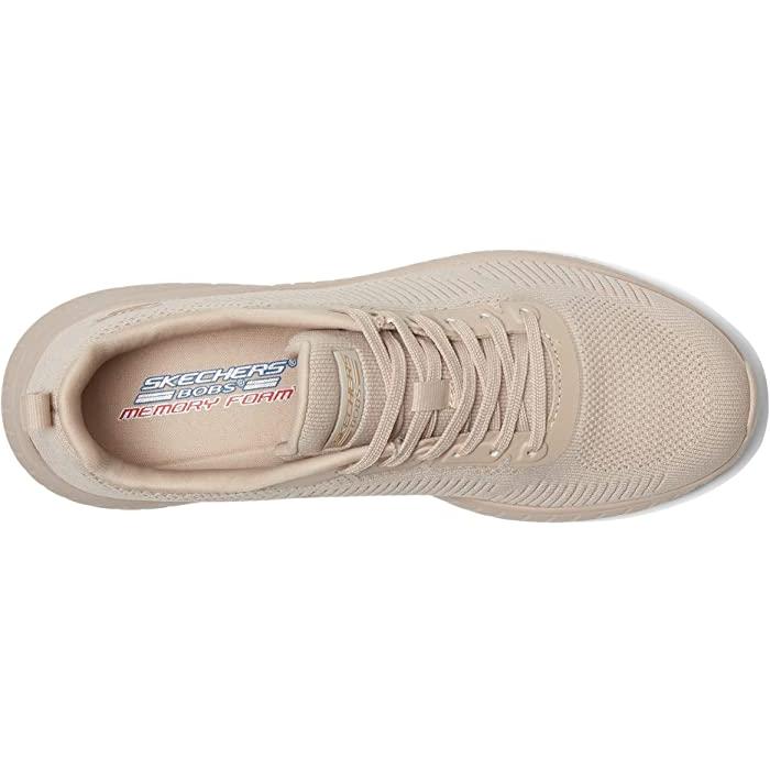 (取寄) スケッチャーズ スニーカー レディース ボブス スクアッド カオス - フェイス オフ SKECHERS women BOBS Bobs Squad Chaos - Face Off Nude｜jetrag｜02