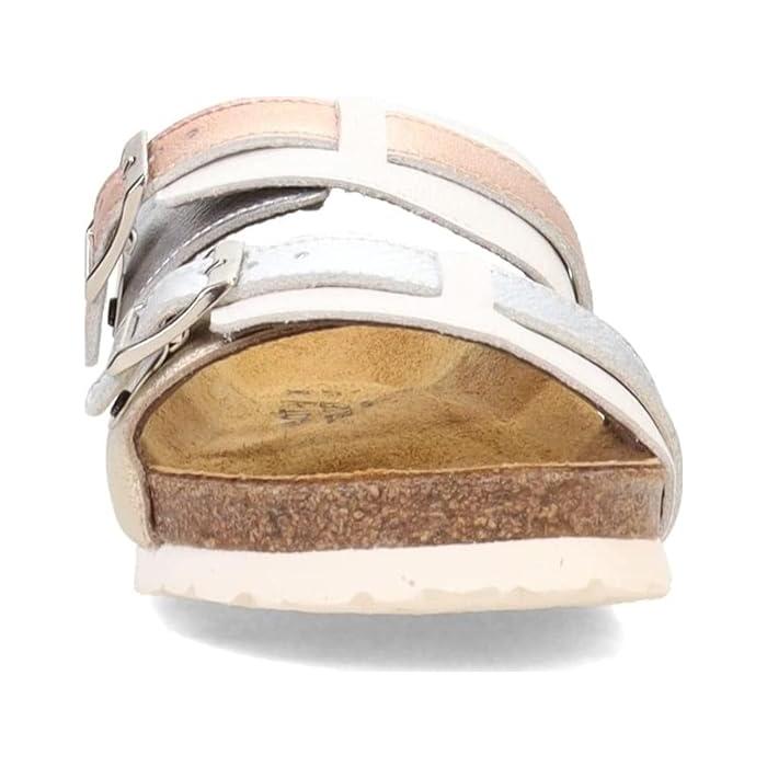 (取寄) ナオト レディース サンタ クルス Naot women Santa Cruz Soft Silver/Radiant Gold/Soft White Leather Combo 取寄) ナオト レディース サンタ クルス Naot women Santa Cruz Soft