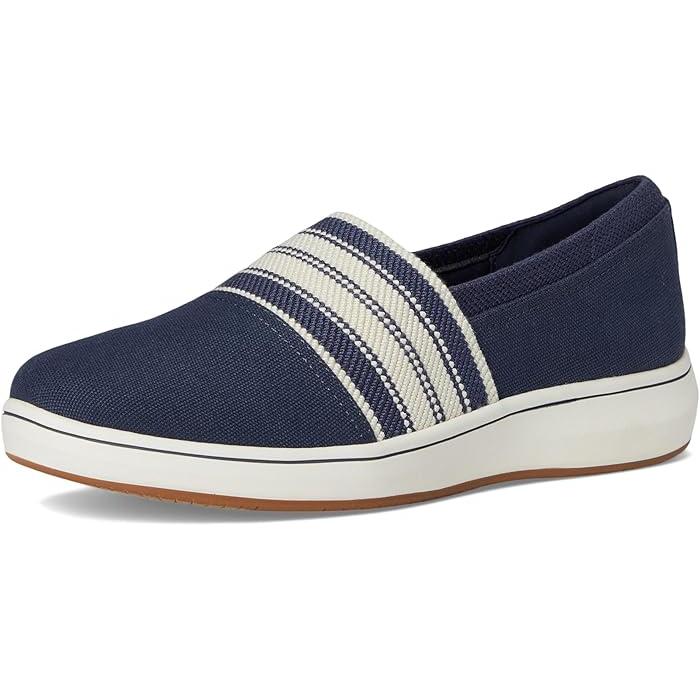 (取寄) クラークス レディース ブリーズ スカイ ミスト Clarks women Breeze Sky Mist Navy Textile Clarks（クラークス） (取寄) シューズ レディース ブリーズ スカイ