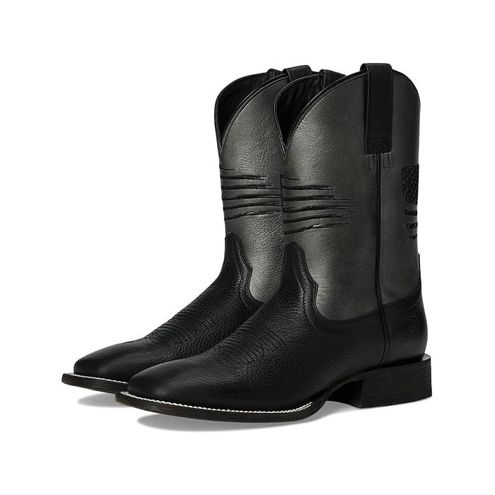 (取寄) アリアット メンズ サーキット パトリオット カウボーイ ブーツ Ariat men Circuit Patriot Cowboy Boots Black Night P最大17倍1/1限定 (取寄) アリアット メンズ サーキット パトリオット