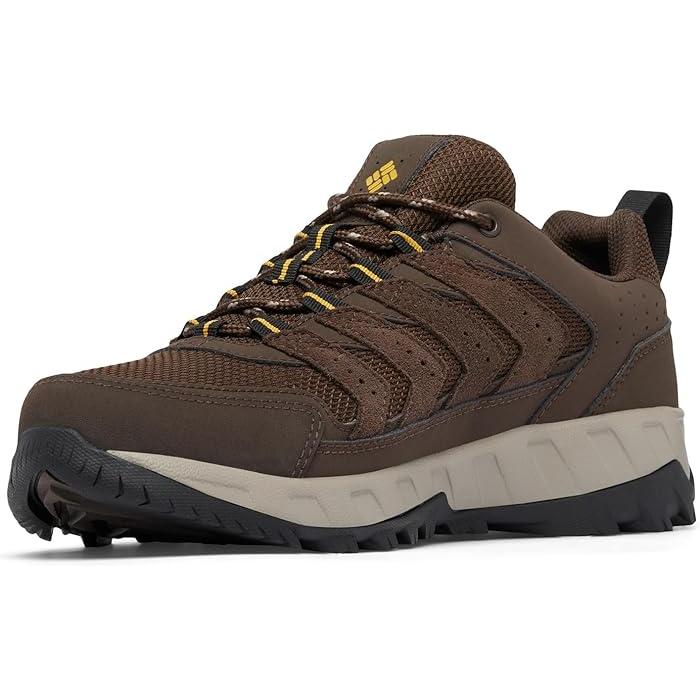 (取寄) コロンビア メンズ ストレイタ トレイル ロー Columbia men Strata Trail Low Cordovan/Golden Yellow Columbia（コロンビア） (取寄) メンズ ストレイタ トレイル ロー Wp