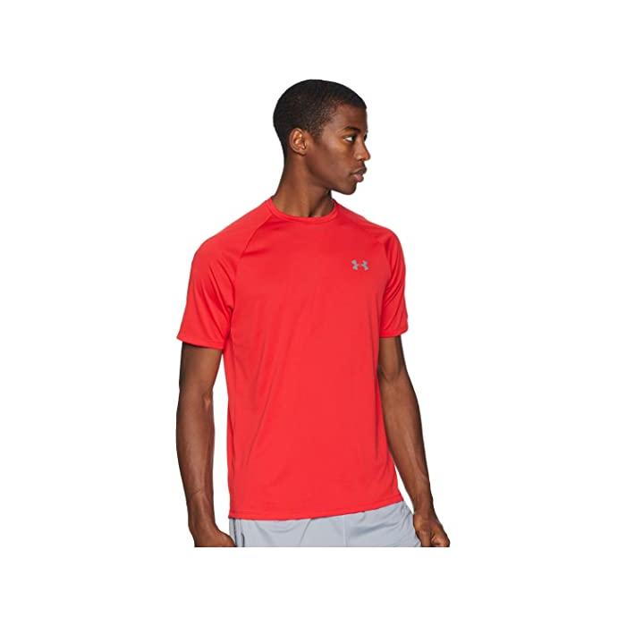 (取寄) アンダーアーマー メンズ Ua テック ショート スリーブ ティー Under Armour men  UA Tech Short Sleeve Tee Red/Graphite UNDER ARMOUR（アンダーアーマー） (取寄) メンズ Ua テック ショート