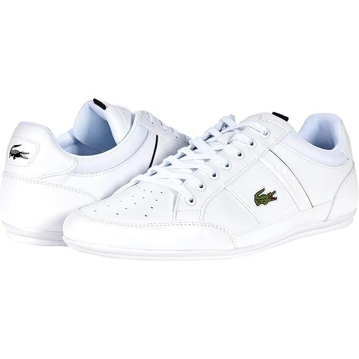 (取寄) ラコステ メンズ チャイモン スニーカー Lacoste men Chaymon Sneakers White/Black LACOSTE（ラコステ） (取寄) メンズ チャイモン スニーカー Lacoste