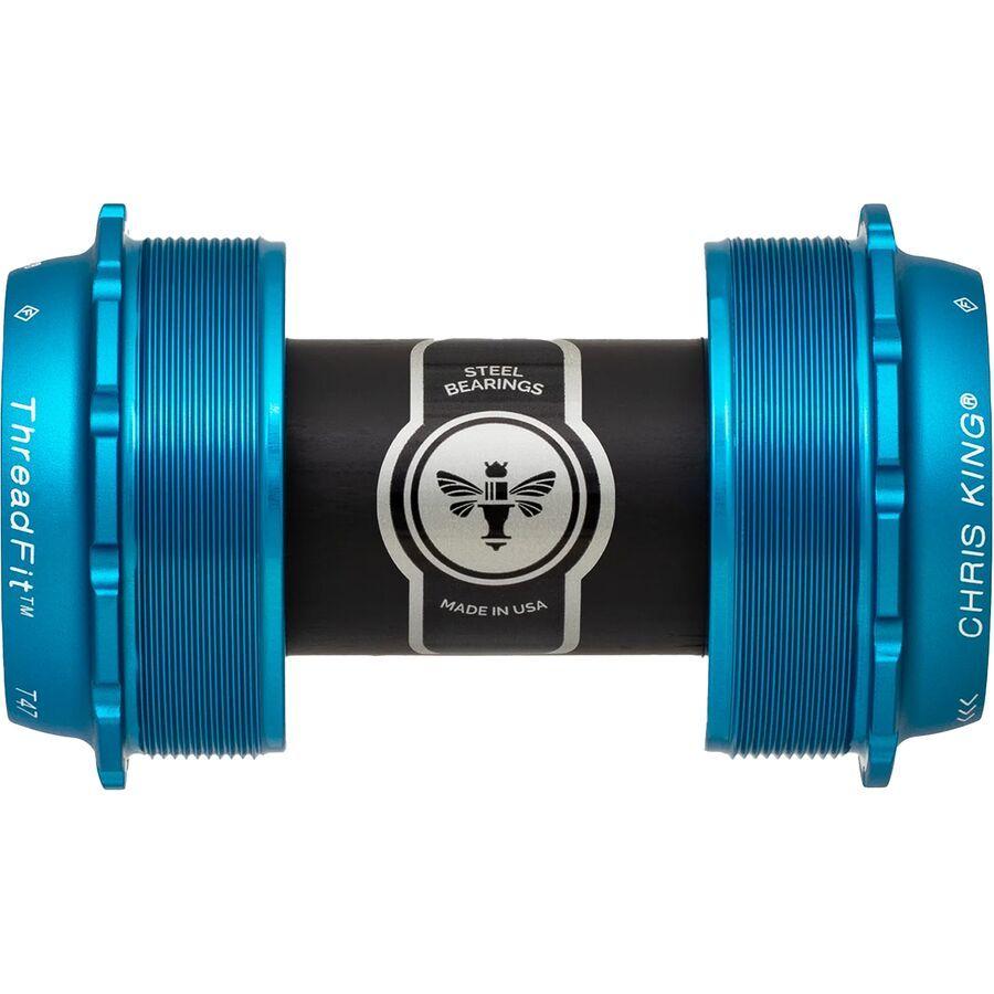 (取寄) クリスキング スレッドフィット T47-24x ボトム ブラケット Chris King ThreadFit T47-24x Bottom Bracket Turquoise | CHRIS KING