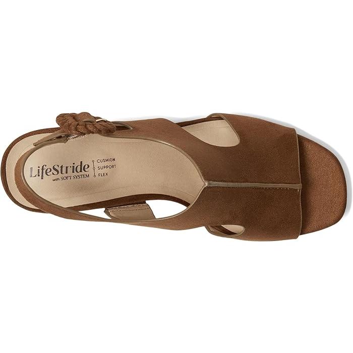(取寄) ライフストライド レディース オードラ LifeStride women Audra Strappies Fawn Brown Fabric P最大17倍1/1限定 (取寄) ライフストライド レディース オードラ