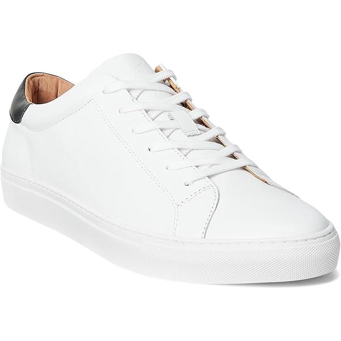 (取寄) ラルフローレン メンズ ジャーメイン Polo Ralph Lauren men Jermain Sneakerss White POLO RALPH LAUREN（ポロ・ラルフローレン） (取寄) ラルフローレン